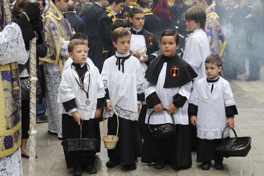 Even the youngest take part — children join the Holy Week processions, celebrating tradition with their families © Michelle Chaplow