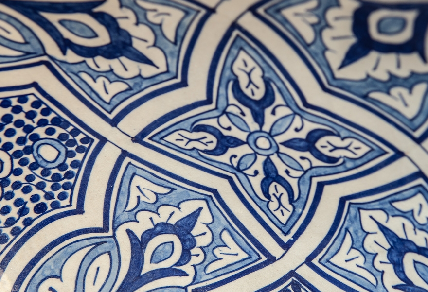 Traditional blue and white ceramics  © Michelle Chaplow