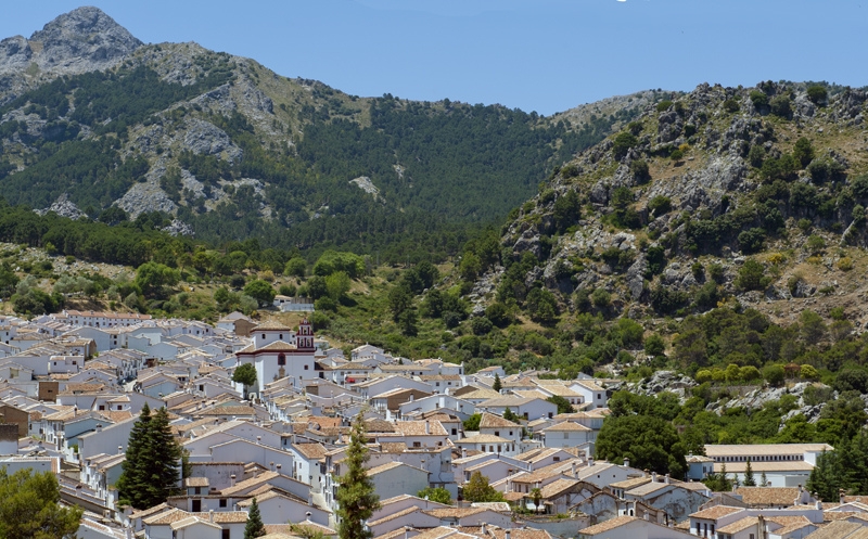Craggy mountain landscape Grazalema Village © Michelle Chaplow