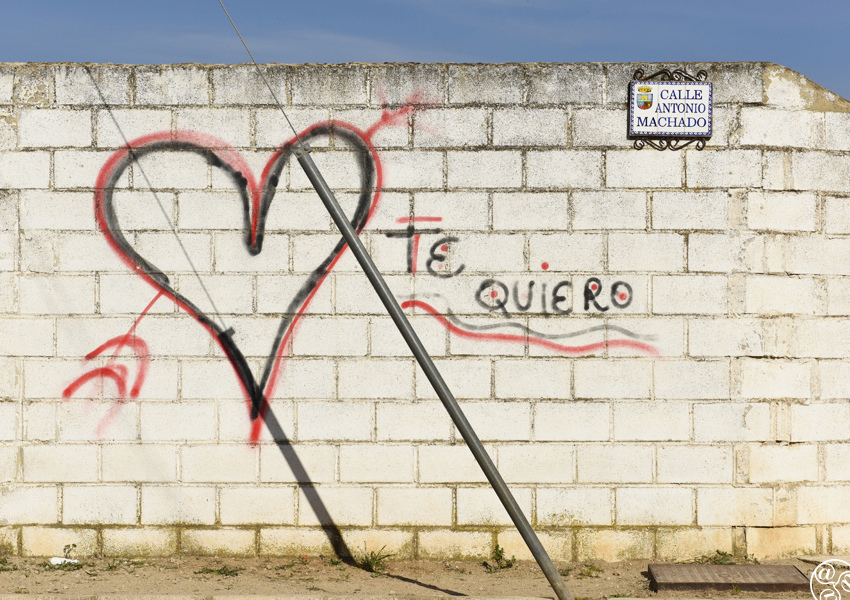 I love you - Calle Antonio Machado, Mollina © Michelle Chaplow