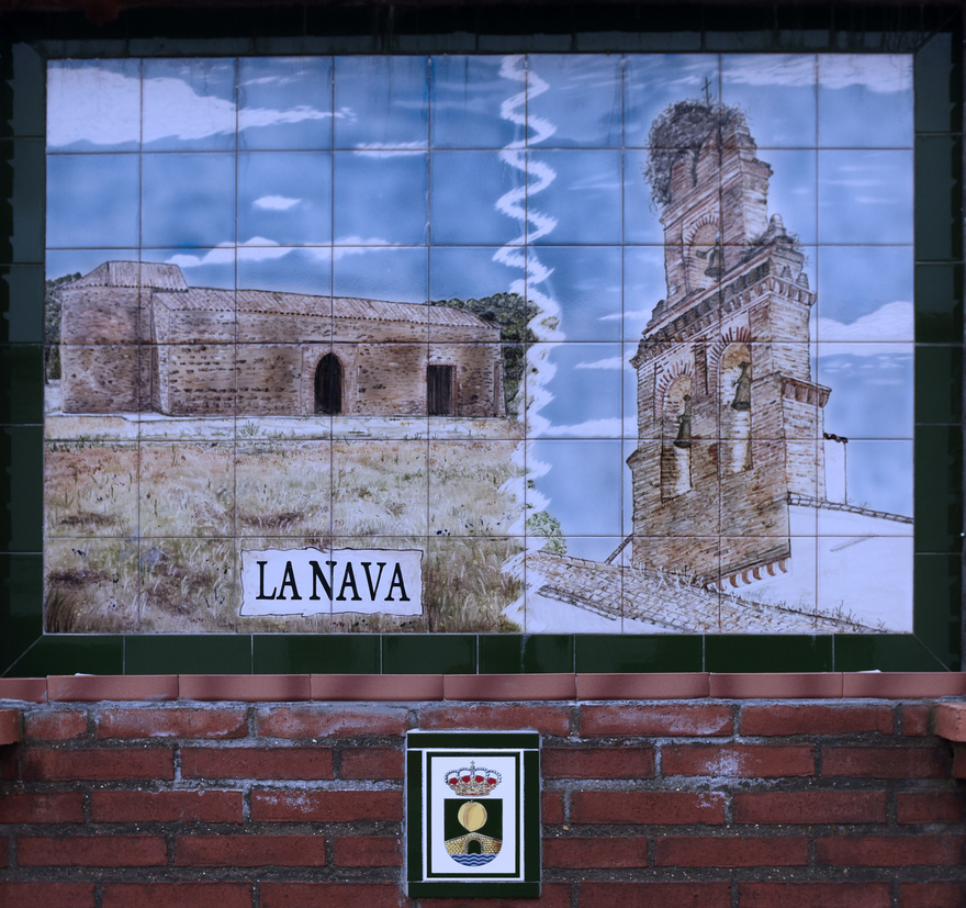 Ceramic tiles depicting La Nava