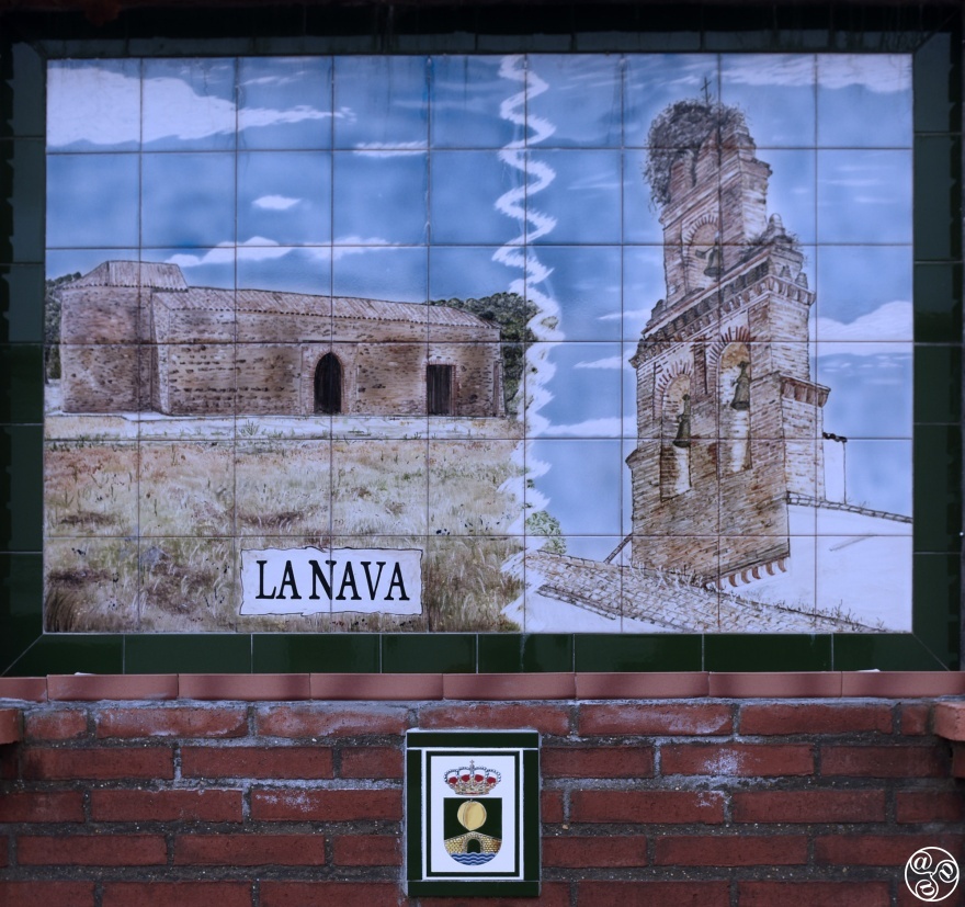 Ceramic tiles depicting La Nava