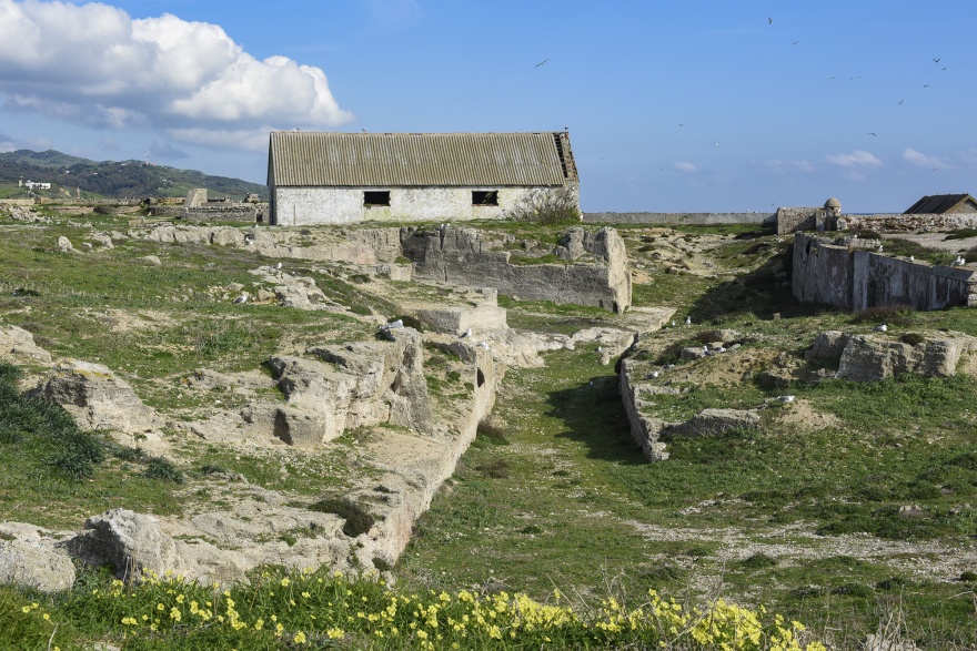 Walking across the island you will see ruins of a bygone age © Michelle Chaplow