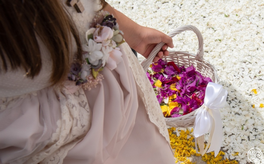 Children who have recently received their First Communion take part in the Corpus Christi procession, which is a very special family event. © Michelle Chaplow
