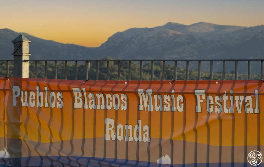 Sundown in Ronda at the Pueblos Blancos, Mustic Fest!