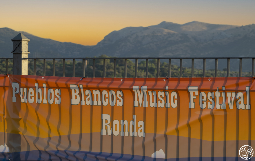 Sundown in Ronda at the Pueblos Blancos, Mustic Fest!
