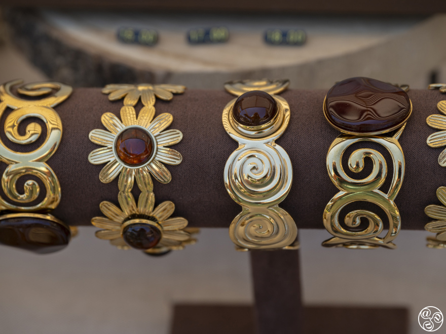 Costume jewellery is always fun buy at the Sotogrande Market