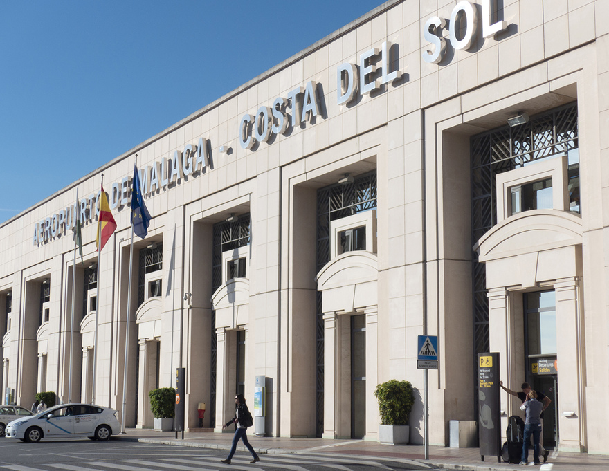 Malaga Airport (AGP), officially known as Malaga-Costa del Sol Airport ( Aeropuerto de Málaga-Costa del Sol ) © Michelle Chaplow
