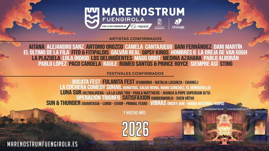 Marenostrum Fuengirola poster 2026