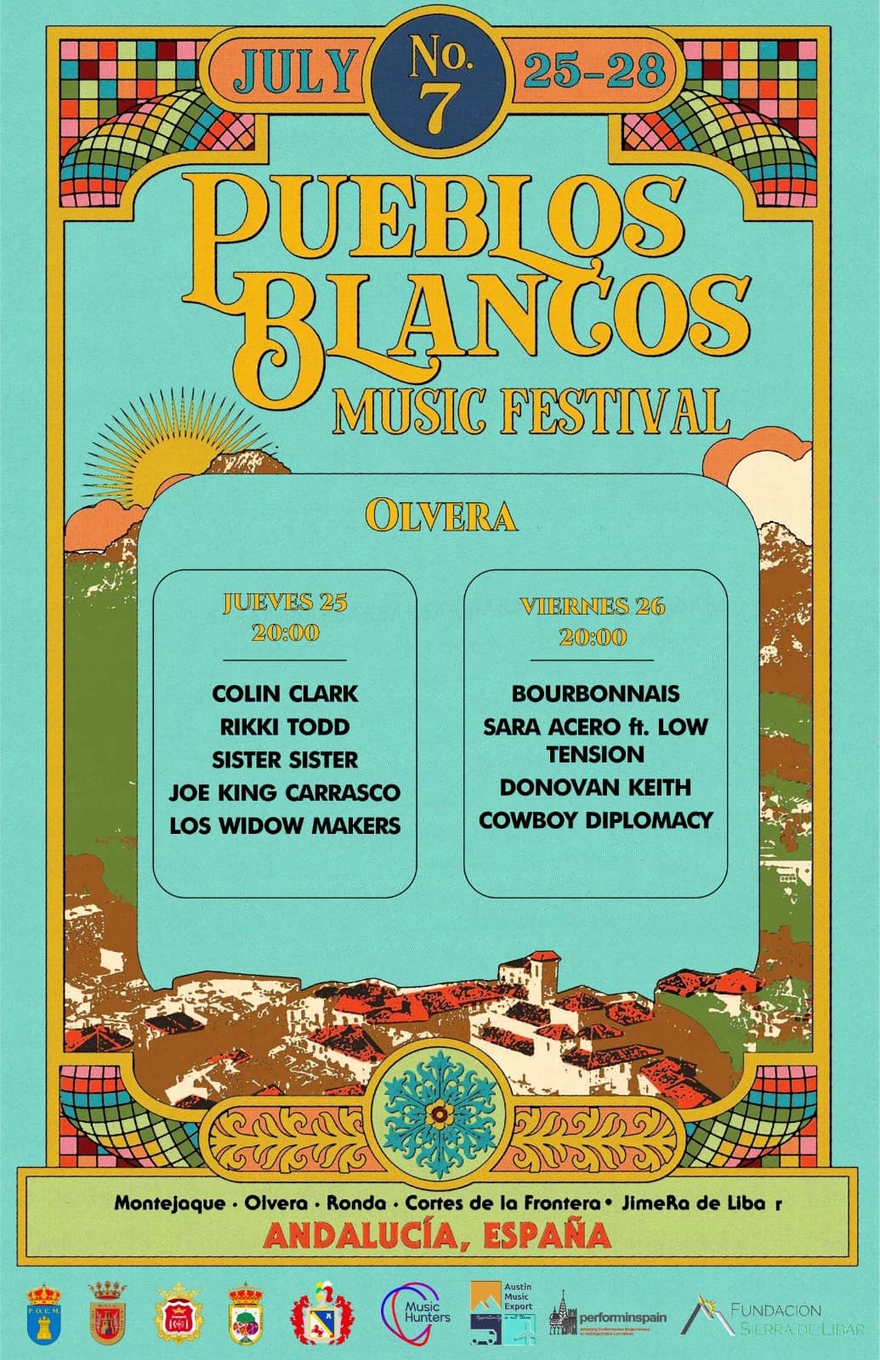 Pueblos Blancos Music Festival 2024 - Olvera line up