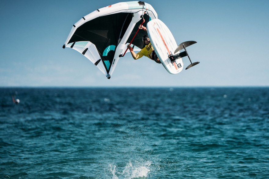 River Moore at GWA Wing Foil Tour Tarifa  Photo SamuCardenas