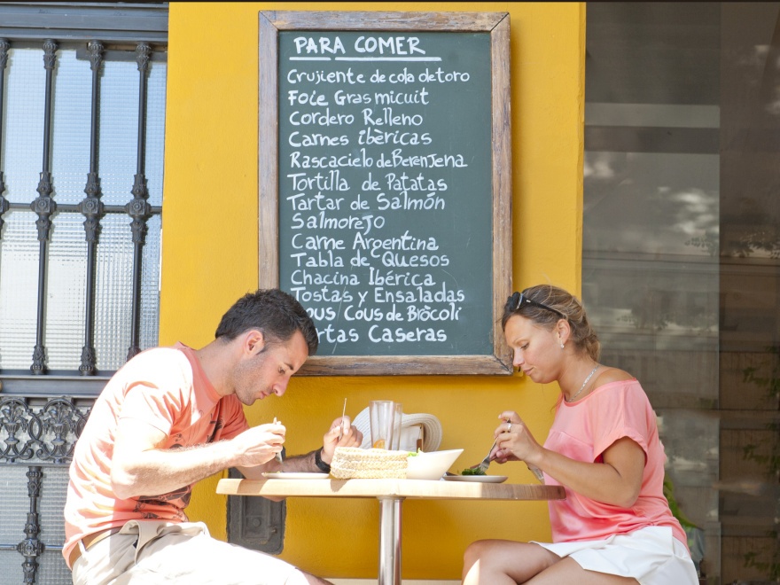 Sunshine and tapas, a way of life in Seville © Michelle Chaplow