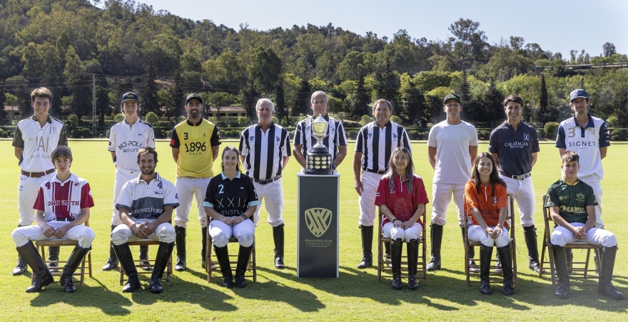 Teams participating in the La Copa Memorial Manuel Prado y Colón de Carvajal 2024. Photo: Matías Callejo / Ayala Polo Club