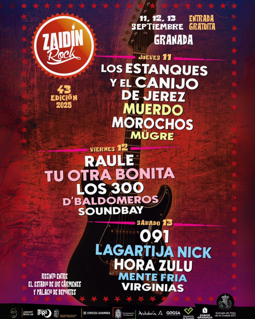 El Festival de Rock del Zaidín, Granada - 2025