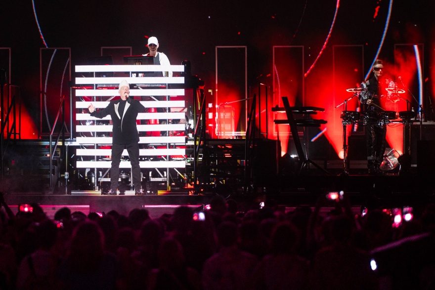The Pet Shop Boys perform at Iconica Santalucia Sevilla Fest.  ©Mauri Buhigas