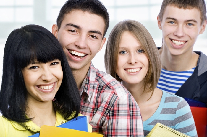Students enjoying life at University in Spain. © iStock