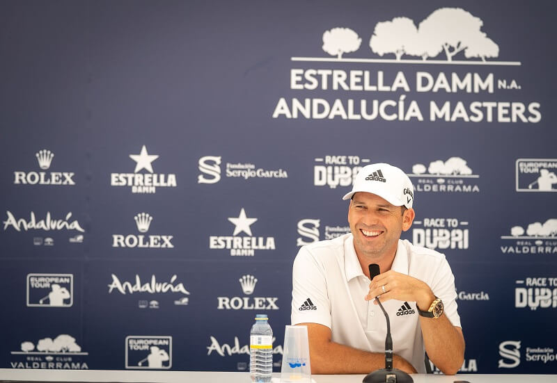 Sergio García at the press conference © Real Club Valderrama