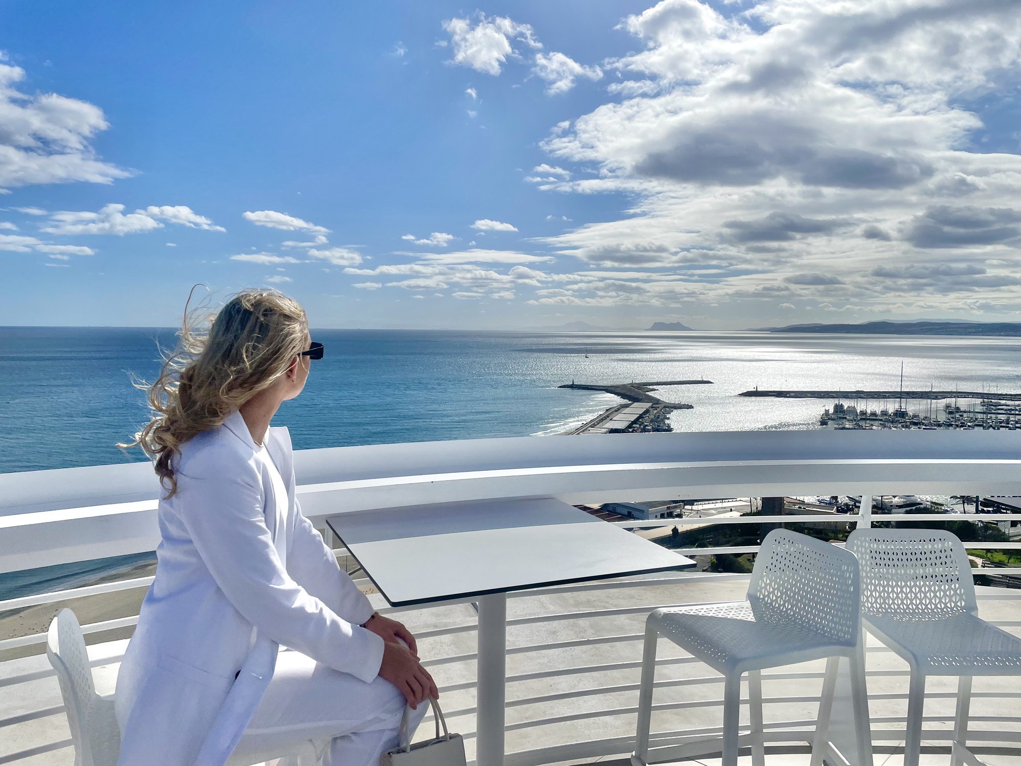 From the Mirador del Carmen, Cielo Cafe upper terrace, take in spectacular views.  (c) Michelle Chaplow 