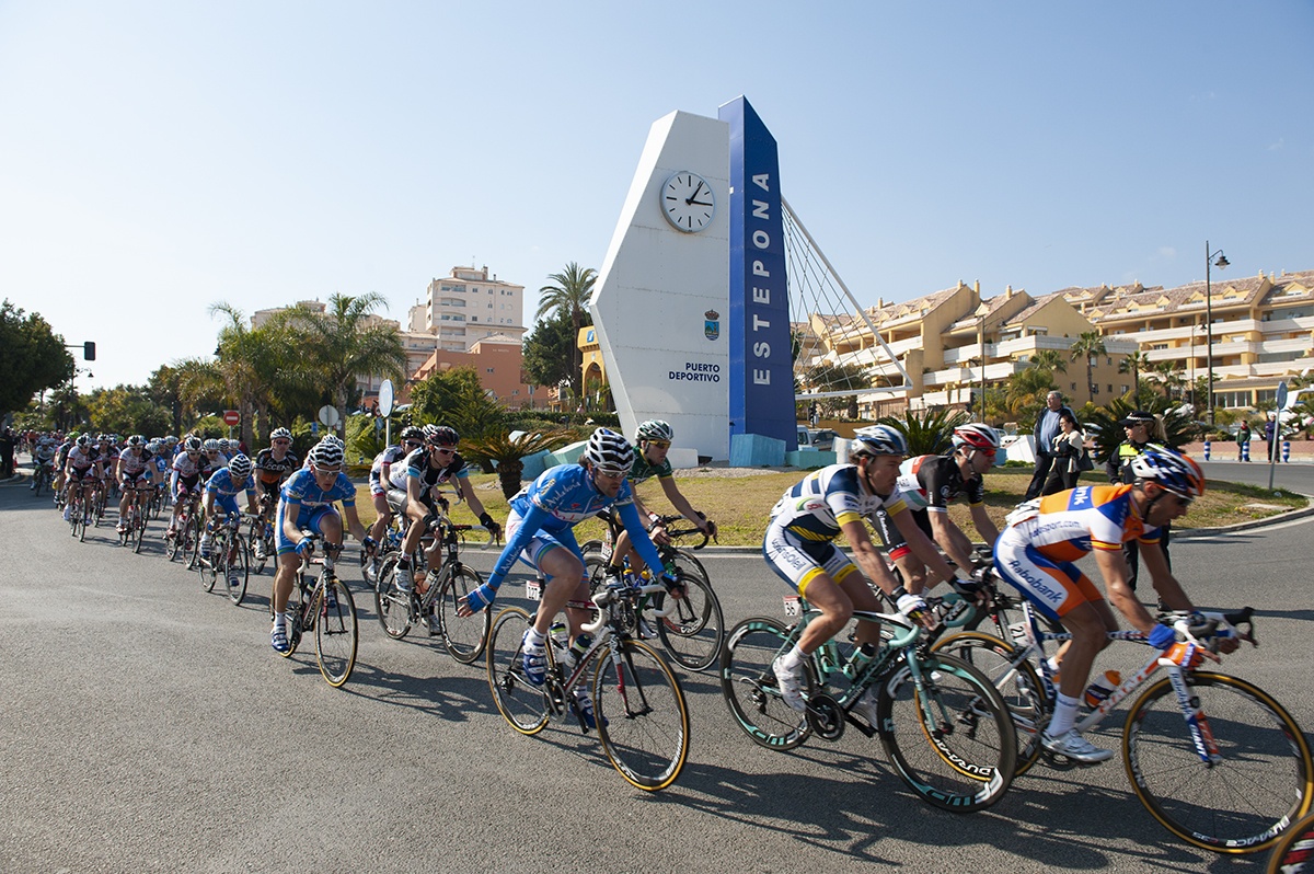 Vuelta de Andalucia 2012 passed through Estepona. © Michelle Chaplow