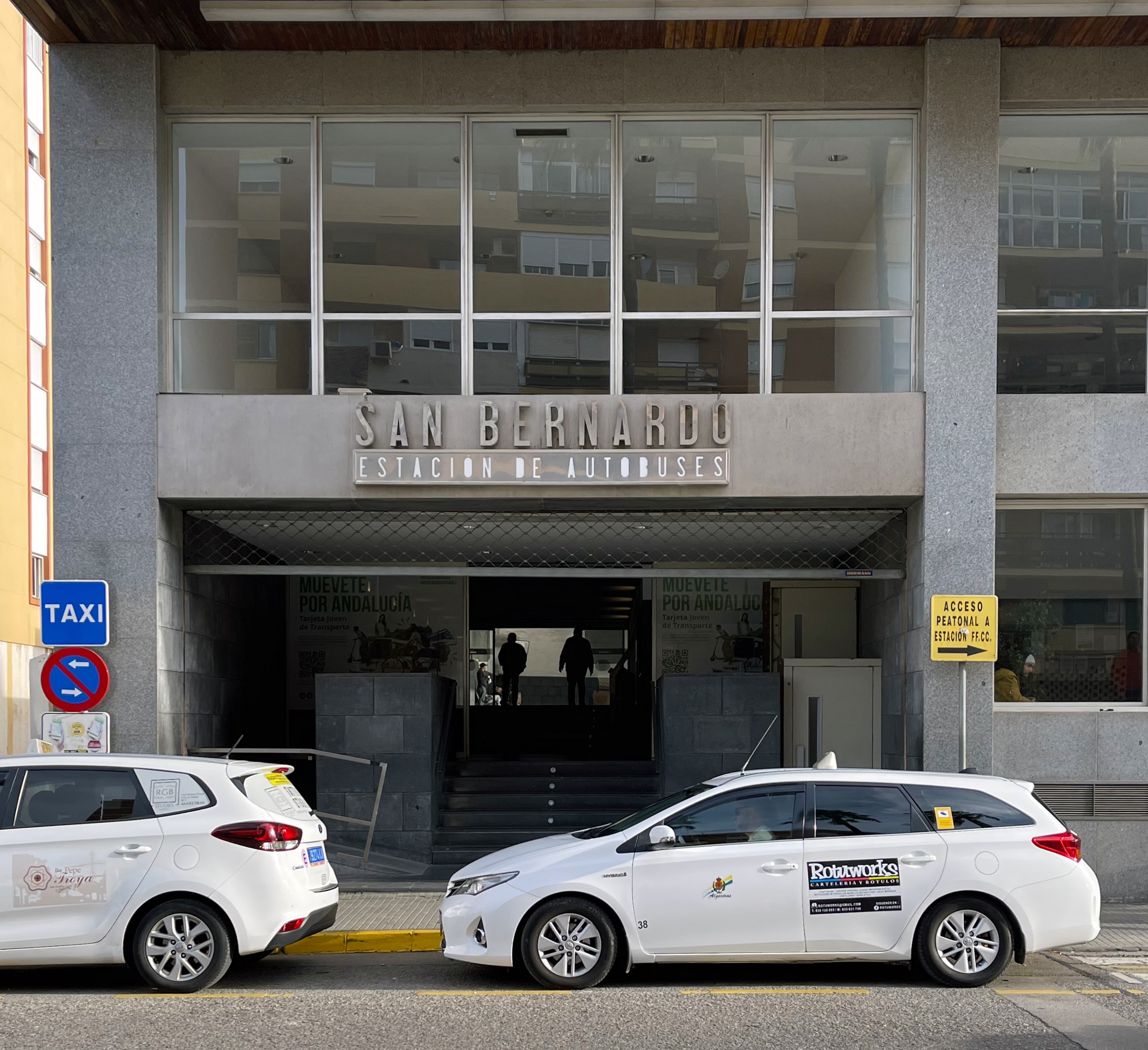 The Bus Station of Algercias  © Michelle Chaplow