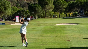 Linn Grant, leader of the Race to Costa del Sol on day 2 © Andres Lopez Sheridan 