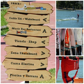 Cable ski in Marbella. © Harpinder Kaur