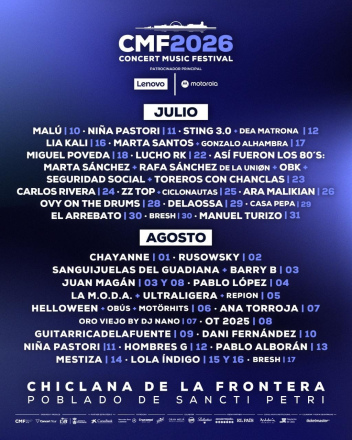 Concert Music Festival 2026 Line up