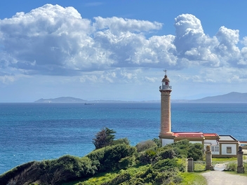 Punto Carnero and the Lighthouse on the headland west of Getares the district of Algeciras © Michelle Chaplow