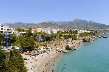 Picturesque coastal town of Nerja