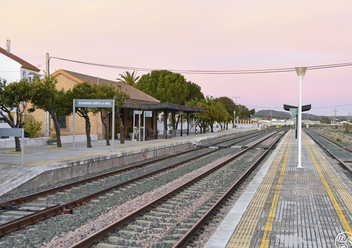 The train station at Almargen © Michelle Chaplow