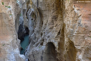 Water shapes the earth's surface in many ways © Michelle Chaplow