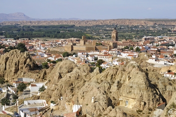 The village and the caves of Guadix © Michelle Chaplow