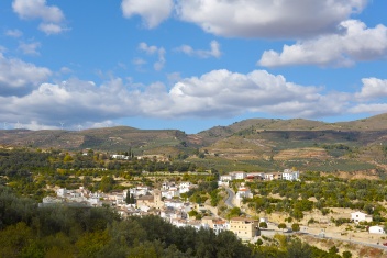 The white village of Salares in the province of Granada © Michelle Chaplow