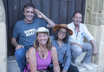 The festival organisers left to right  Josu Camacho, Co-founder , Karen Loke, the Director of Communications, Phil Plata Founder and Artistic Director, Juan de Castro local coordinator  © Michelle Chaplow