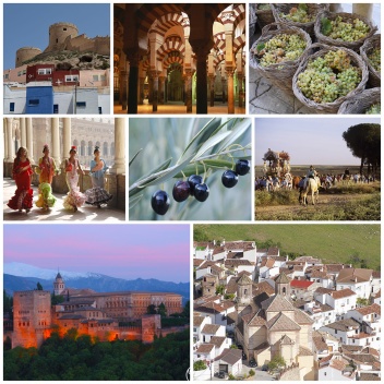 The eight provinces of Andalucia © Michelle Chaplow