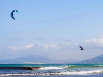 Rider Mikaili Sol in the "windy city" of Tarifa © Samuel Cardenas