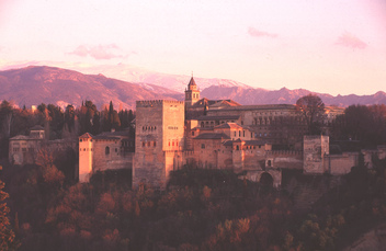 The magnificent Alhambra at sunset. The jewel of Granada  © Michelle Chaplow