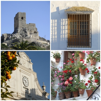 Cordoba province clockwise: Luque, Las Ramblas, Cabra and Cordoba © Michelle Chaplow
