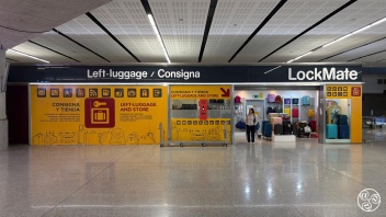 Left Luggage Office in arrivals area © Guy Syrett