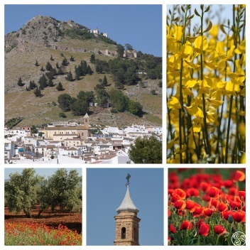 Archidona nestled in the foothills of the Sierra de Gracia © Michelle Chaplow