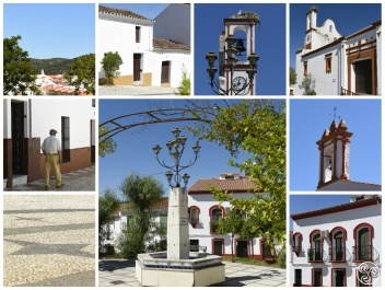 The white village of Arroyomolinos de Leon © Michelle Chaplow
