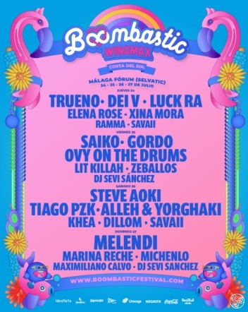 Boombastic Costa del Sol, Malaga, Lineup 2025