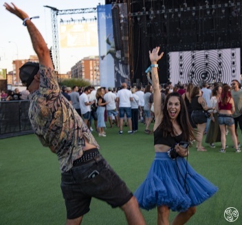 Dancing at the Andalucia Big festival © Michelle Chaplow