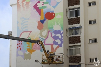 Estepona Murals are a work in progress - photo from Estepona Town Hall