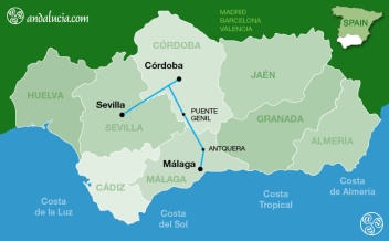AVANT the High-speed meduim-distance train routes in Andalucia