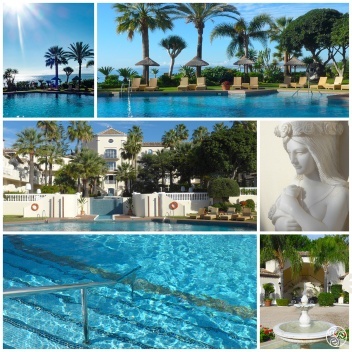 The hotel has a beachfront Mediterranean location, in the town of Estepona, and only 15 minutes drive from Puerto Banus and Marbella © Michelle Chaplow