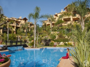 The Costa del Sol, with all year around sunshine, is a very desirable palce to reside. © Michelle Chaplow