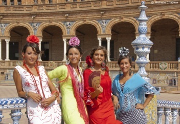 All the fun of the April Spring Fair - Feria de Abril © Michelle Chaplow