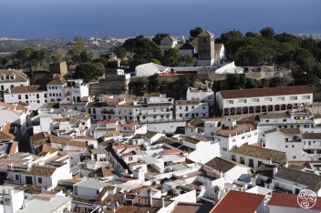 Mijas Village, with a backdrop to the Mediterranean © Michelle Chaplow