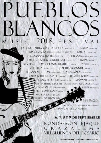 Pueblos Blancos Music Festival line up 2018